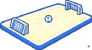 Ícone Quadra de Areia